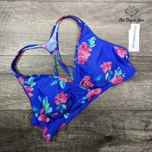 Floral Racerback Bikini Top Swimsuit 💙 XL